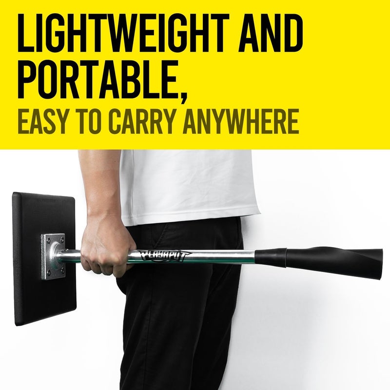 PLAYAPUT Portable Batting Tee for Baseball/Softball, Height Adjustment from 25-37 inch,Easy Transport Premium Baseball Tee with Rubber Top,Heave Duty Base Hitting Tee for Kids/Youths/Adults - Image 5